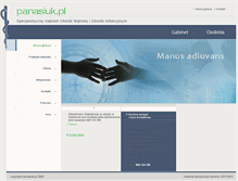 Tablet Screenshot of panasiuk.pl